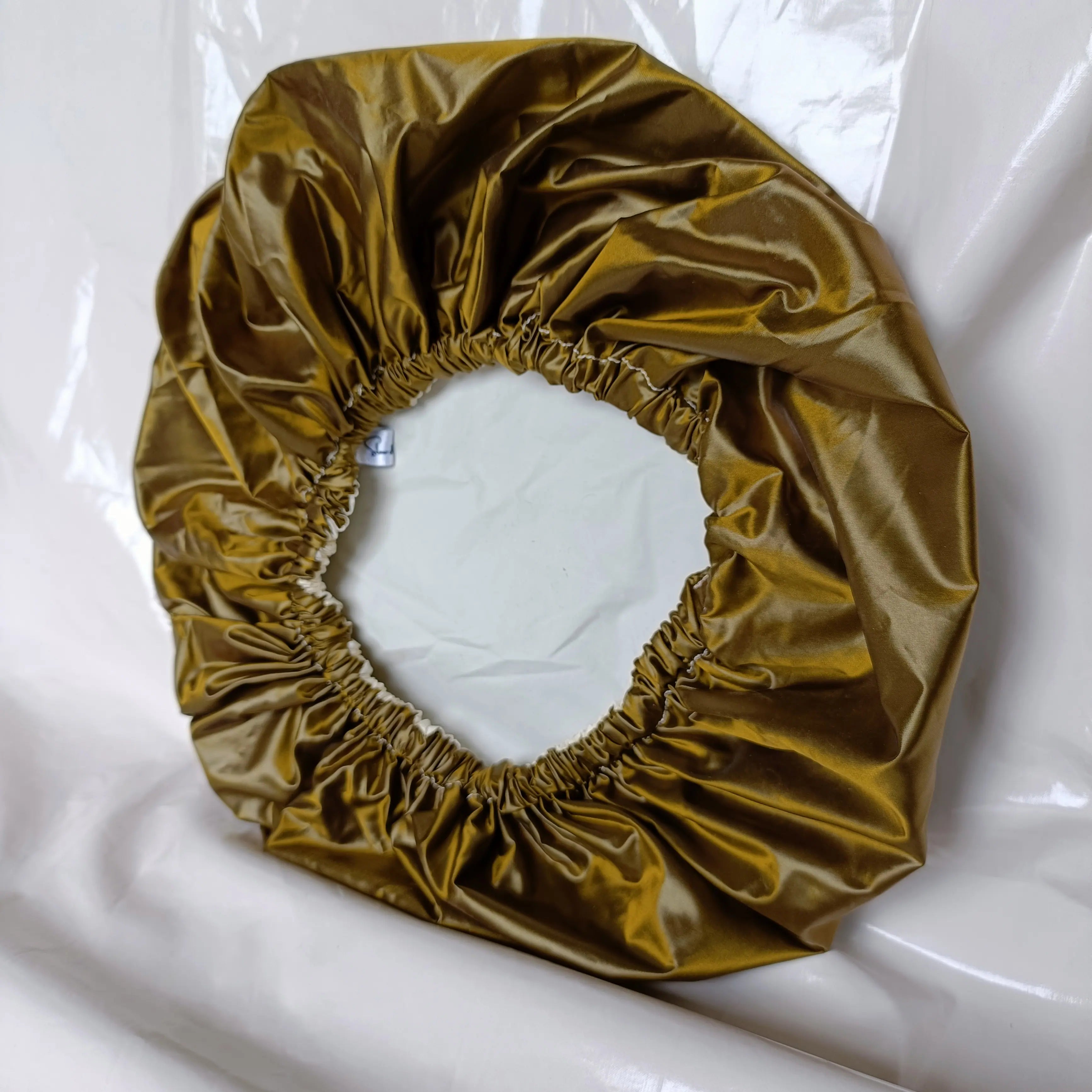 charlotte de douche lavable et écoresponsable, tissu upcyclé, couture en atelier d’insertion en France