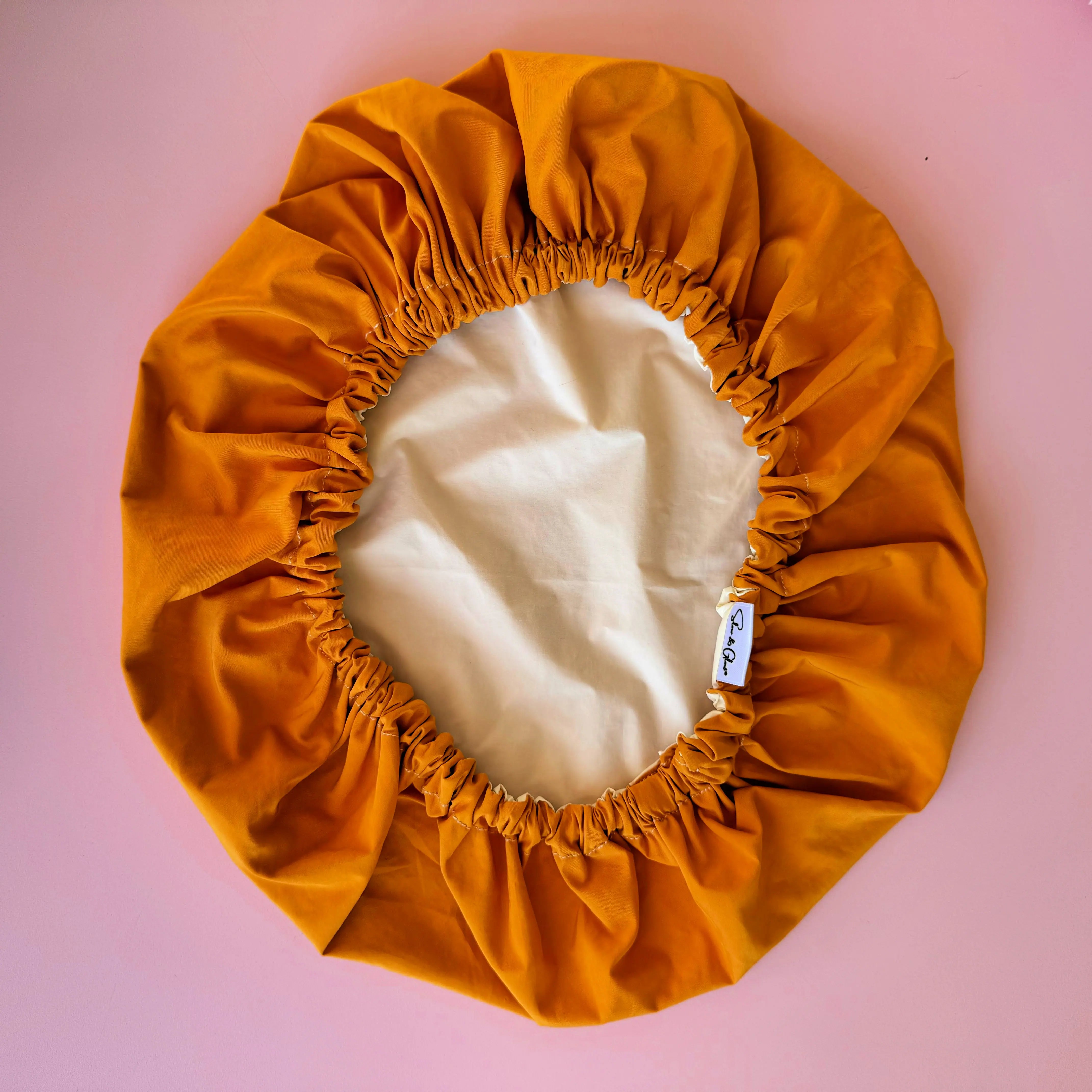 charlotte de douche en tissu recyclé, made in France, confection solidaire et respectueuse de l’environnement