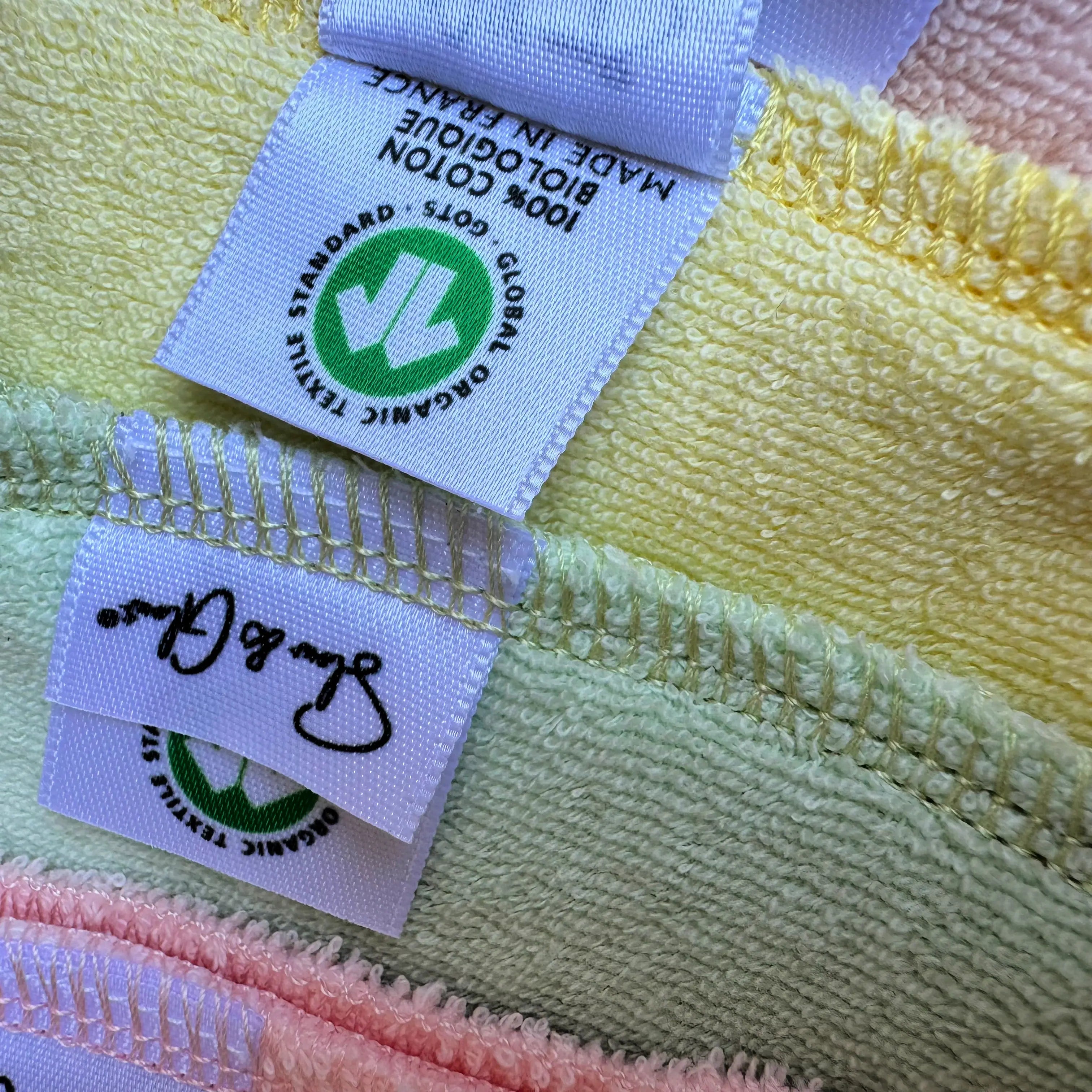 lingette ménage en coton bio certifié, douce, efficace et lavable en machine