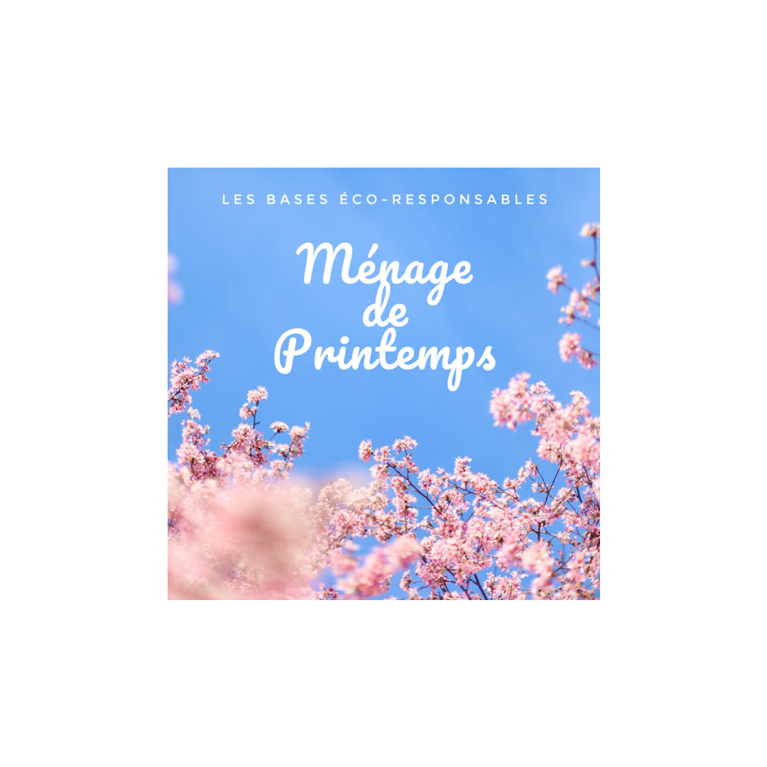 🧹 Ménage de printemps éco-responsable : les recettes de bases !