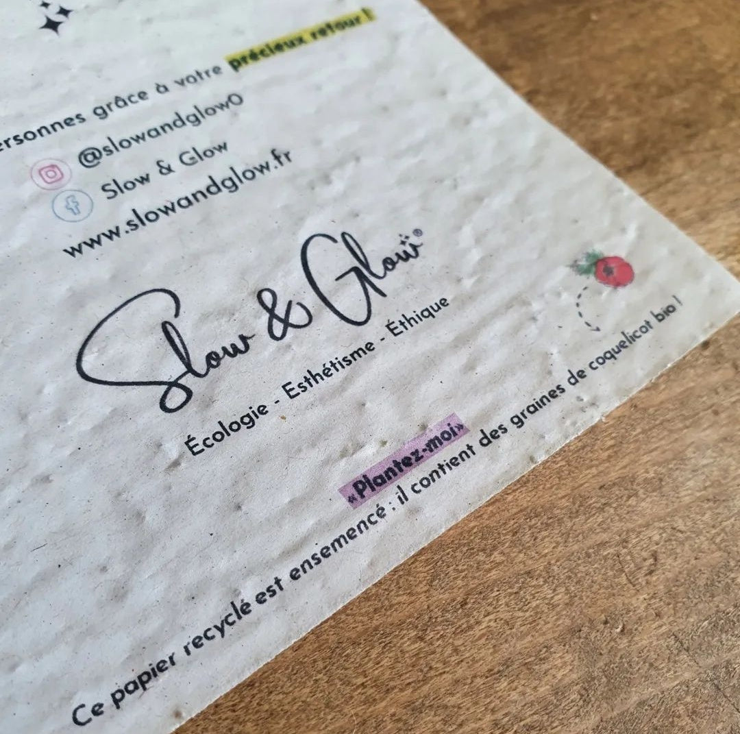 Carte ensemencée : comment la planter ? 🌱