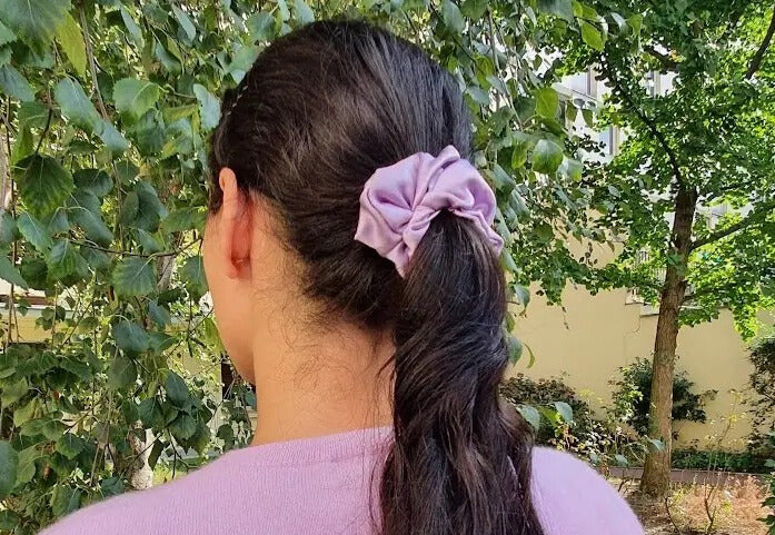 Les chouchous & élastiques en soie upyclée