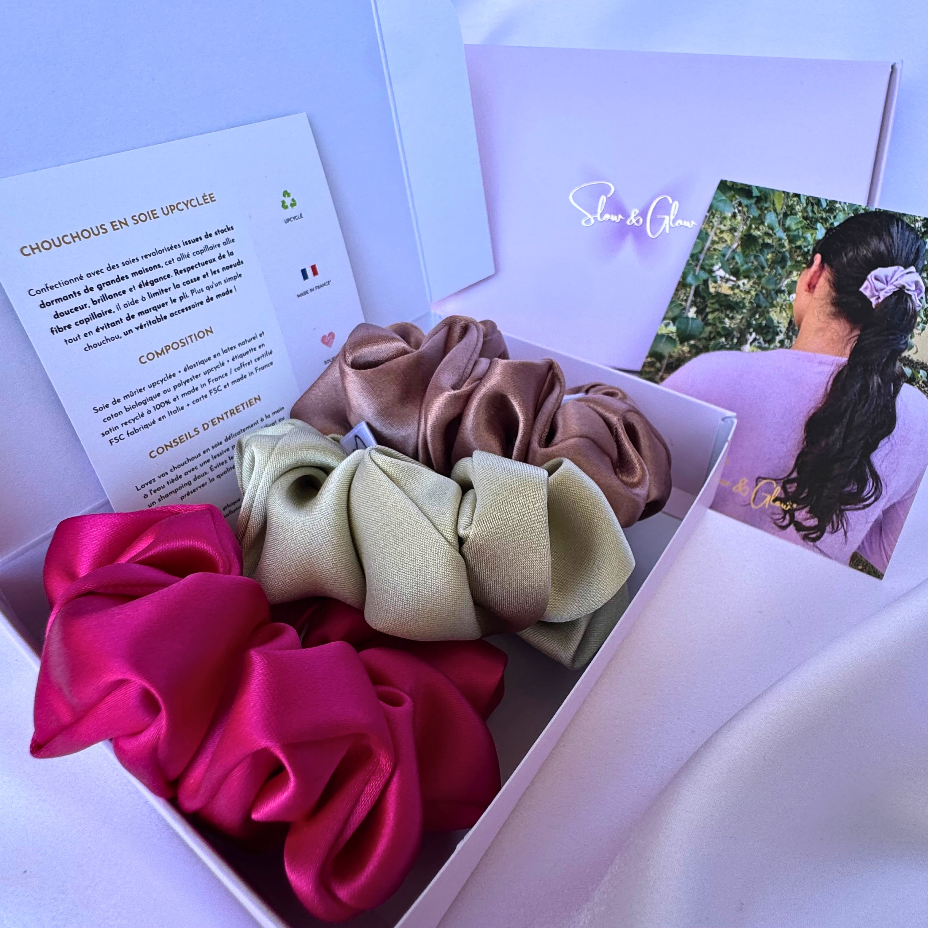Chouchou en soie upcyclée • Collection Haute Couture