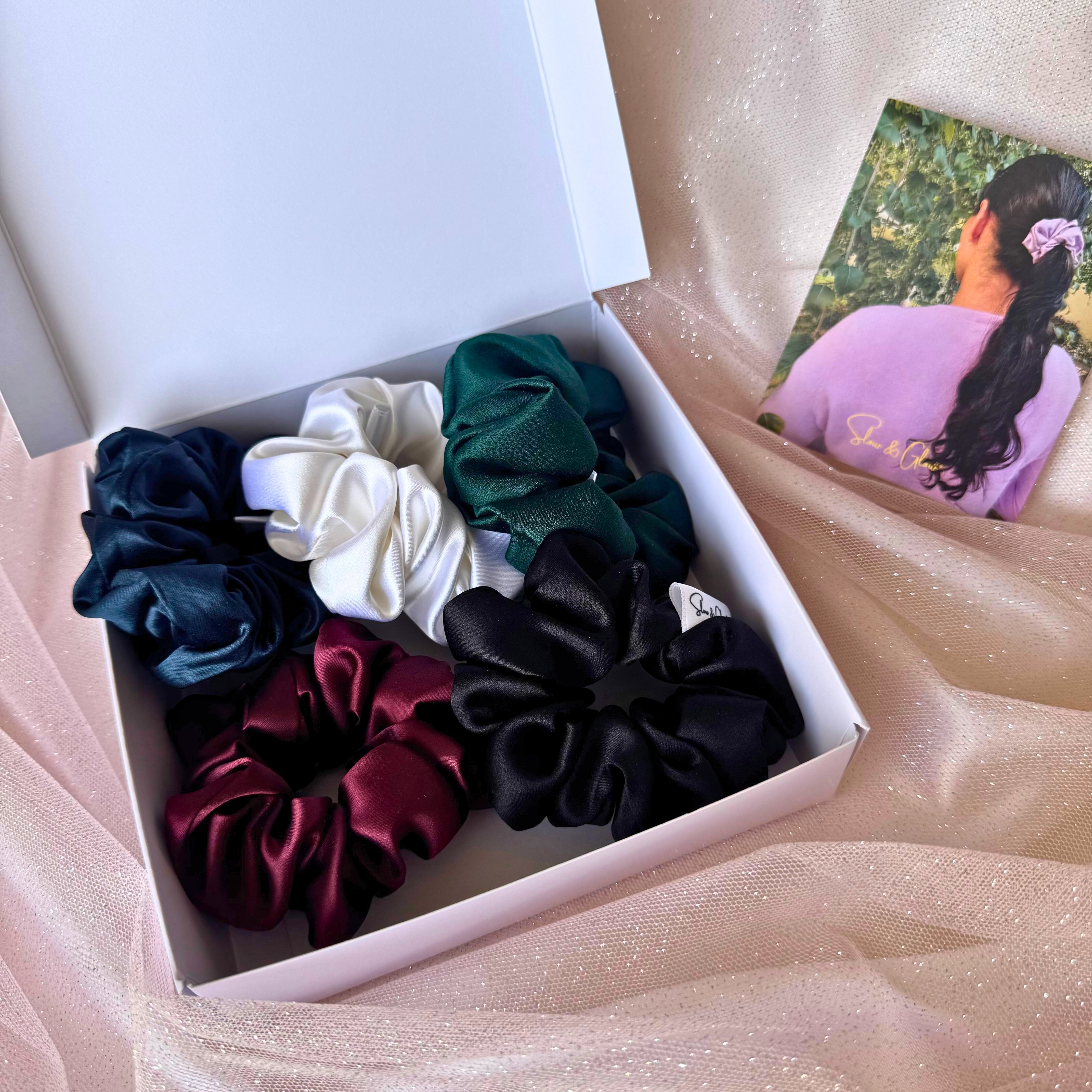 Coffret «5 étoiles » : mes 5 chouchous en soie upcyclée