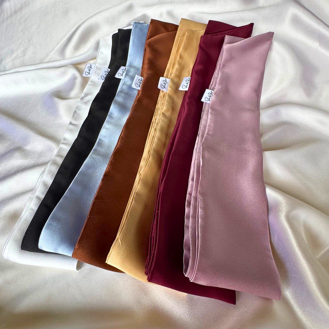 Bandeau en soie upcyclée ajustable