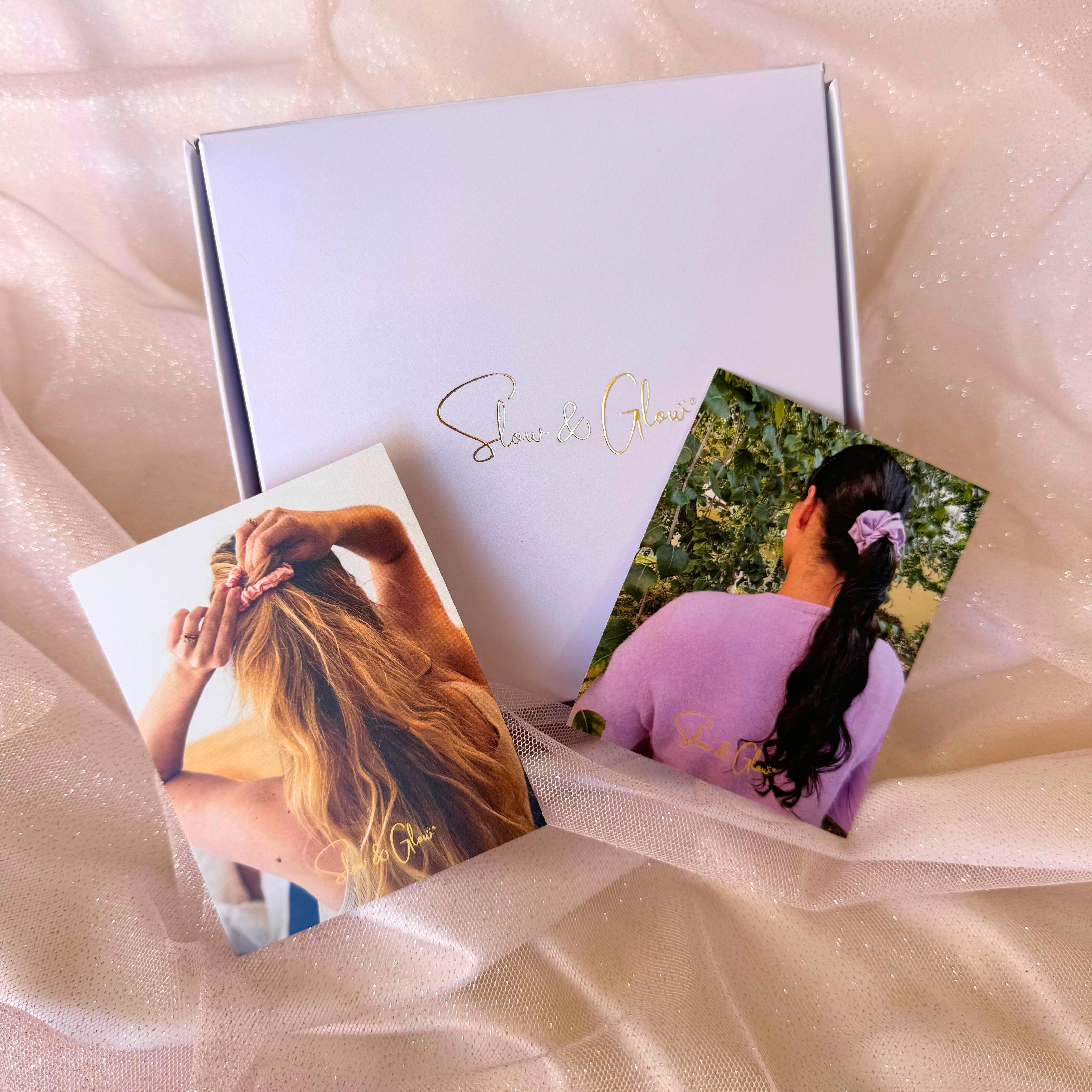 Coffret «5 étoiles» : mon mix de 5 élastiques & chouchous en soie upcyclée