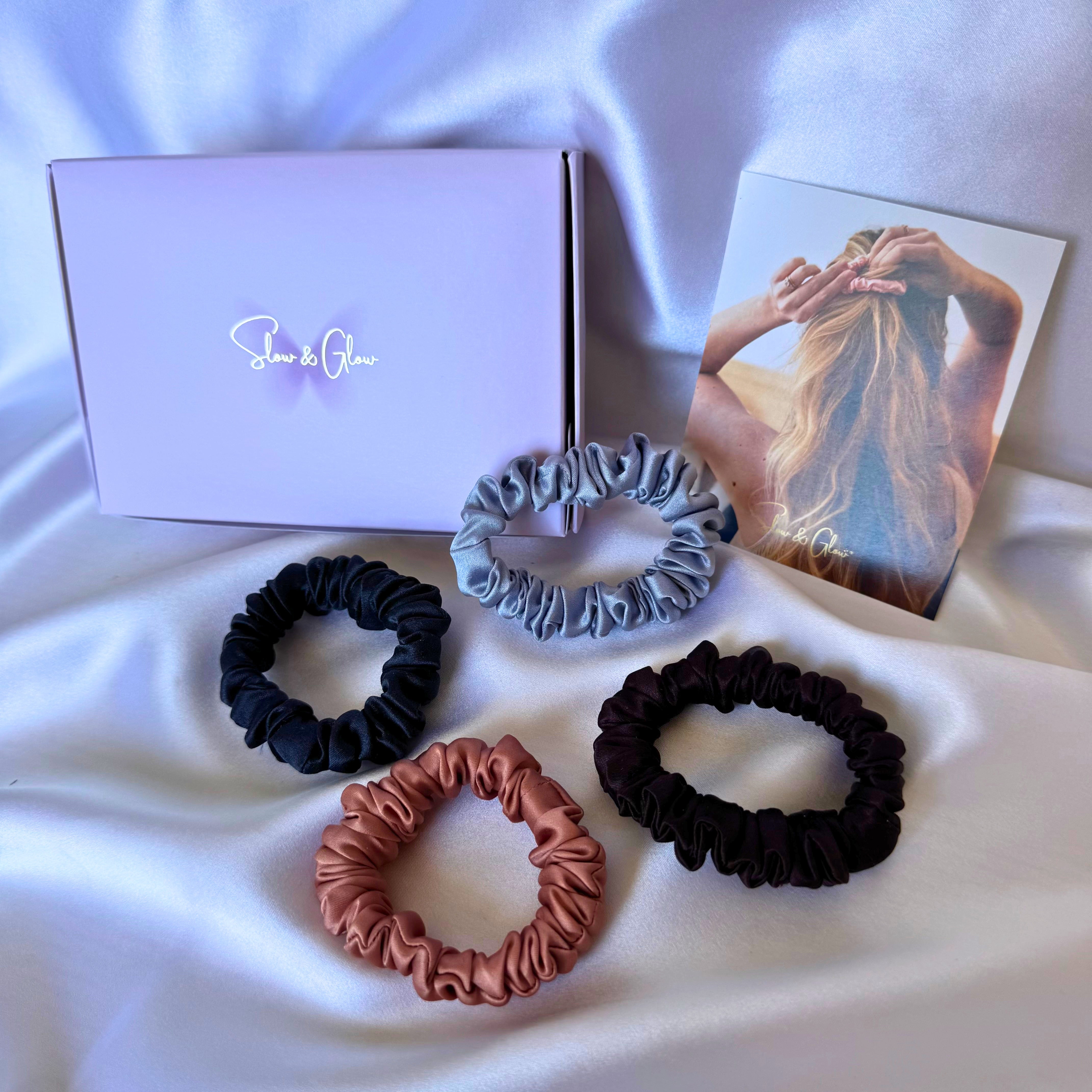 Élastique cheveux en soie upcyclée haut de gamme