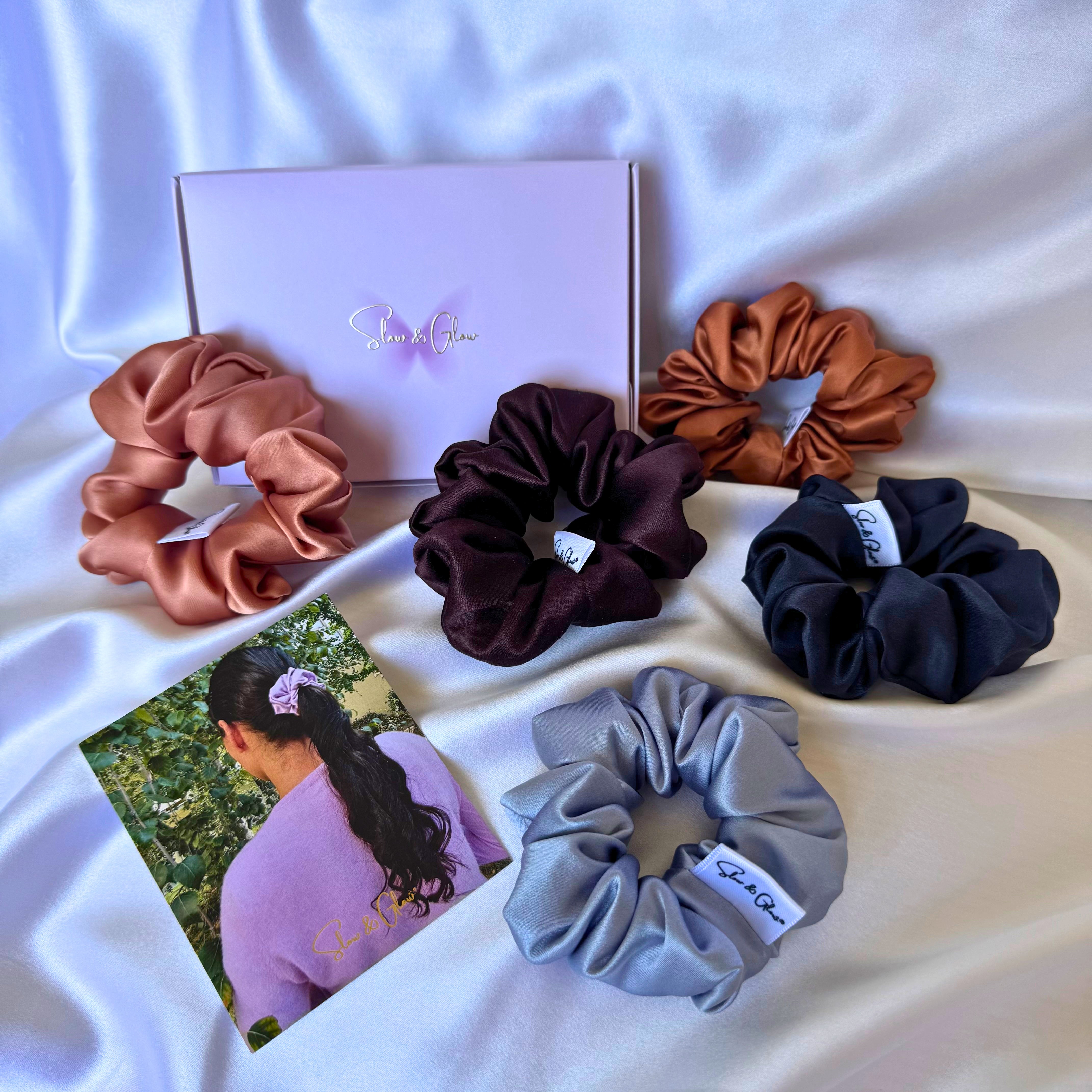 Chouchou en soie upcyclée • haut de gamme