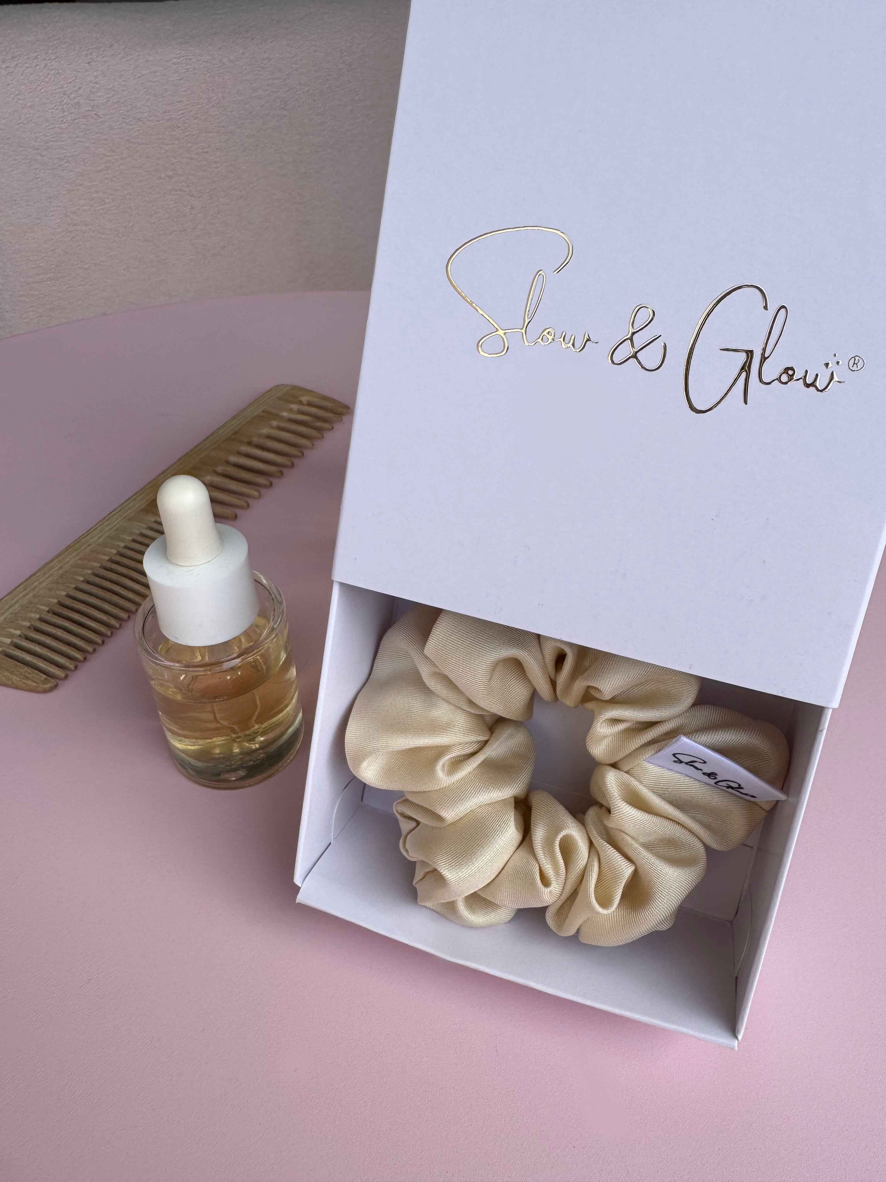 Chouchou en soie upcyclée • haut de gamme