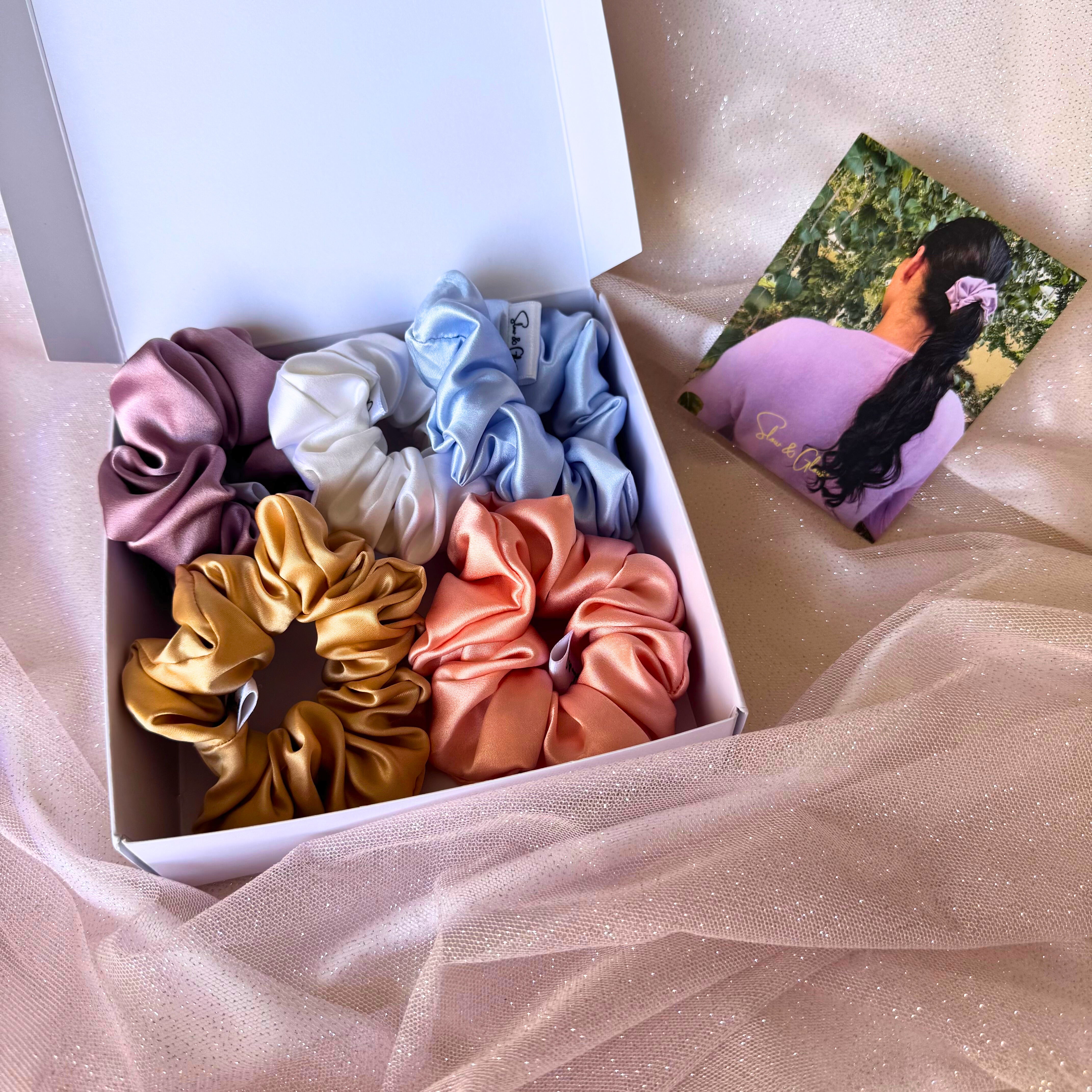 Coffret «5 étoiles » : mes 5 chouchous en soie upcyclée