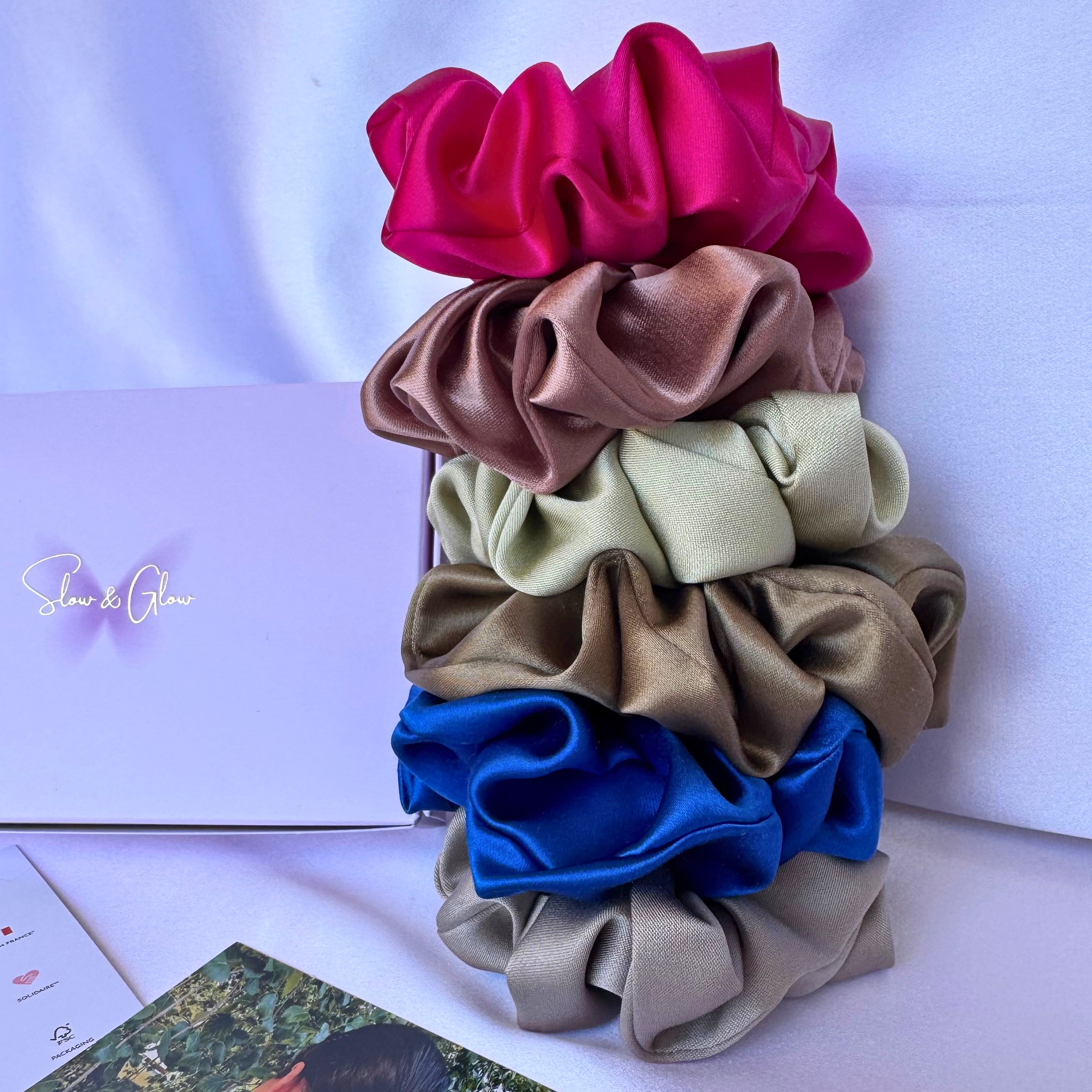 Chouchou en soie upcyclée • Collection Haute Couture