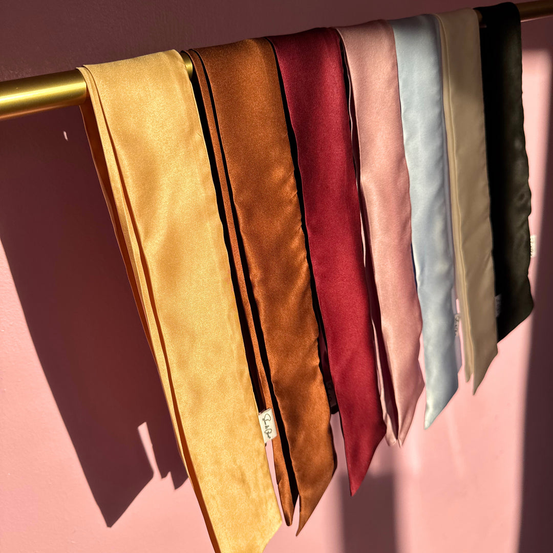 Bandeau en soie upcyclée ajustable