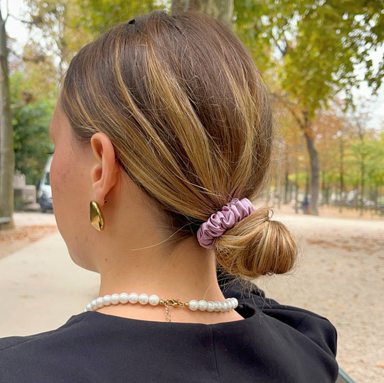 Élastique en soie upcyclée haut de gamme