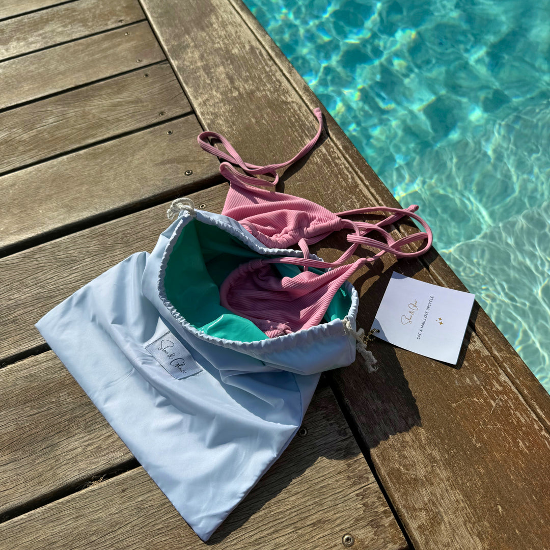 Sac imperméable upcyclé pour maillots de bain mouillés (Déstockage -40% 🏷️)