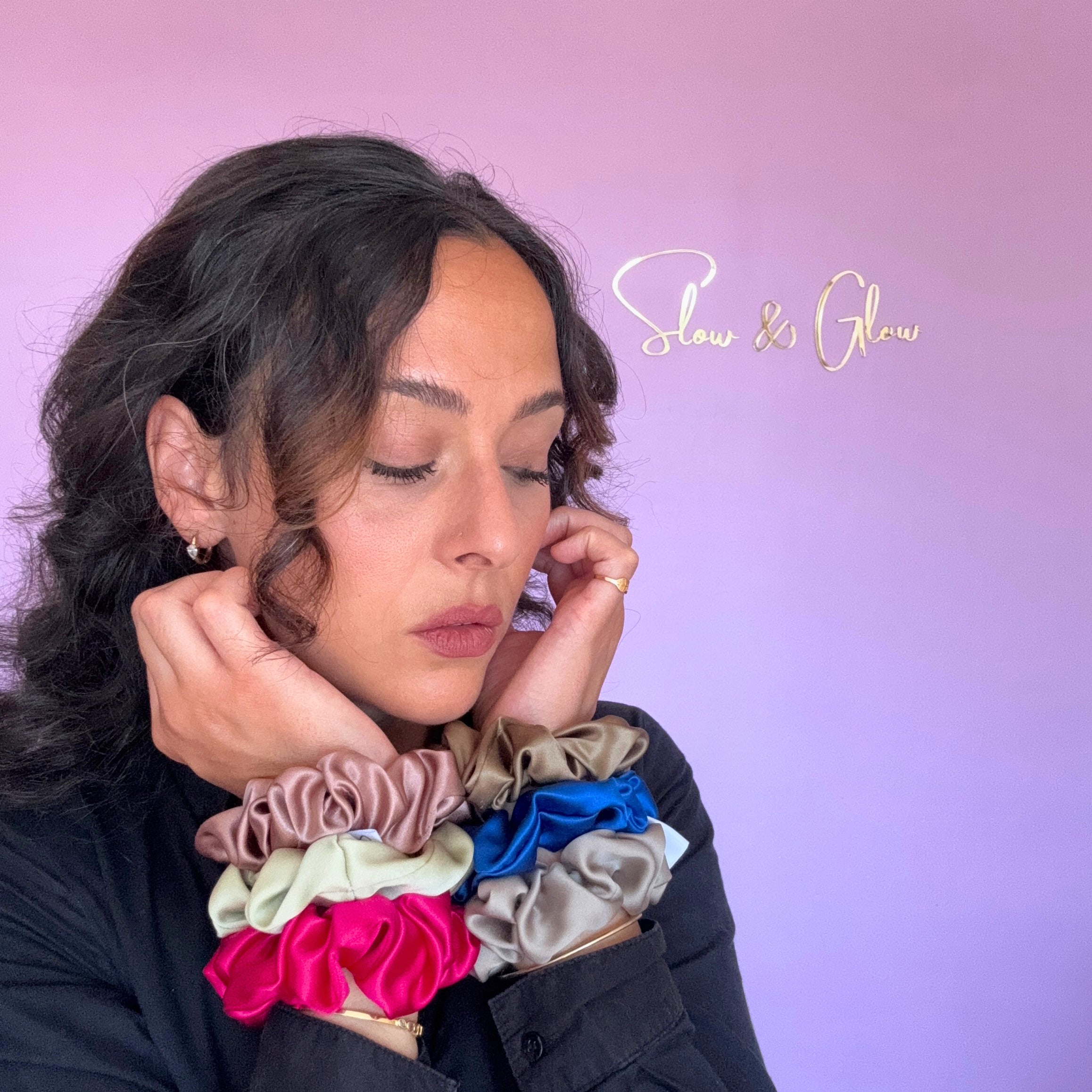 Chouchou en soie upcyclée • Collection Haute Couture