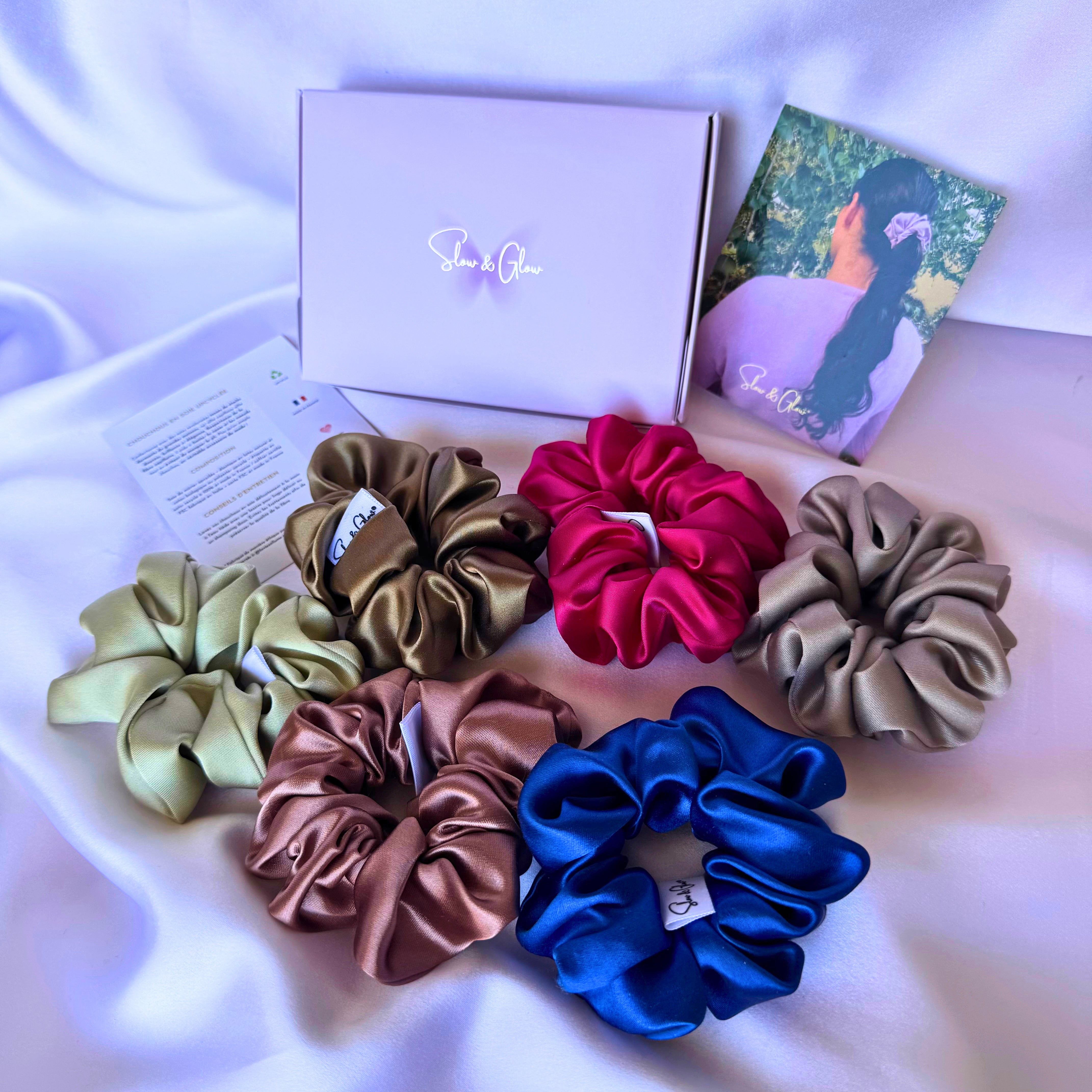 Chouchou en soie upcyclée • Collection Haute Couture