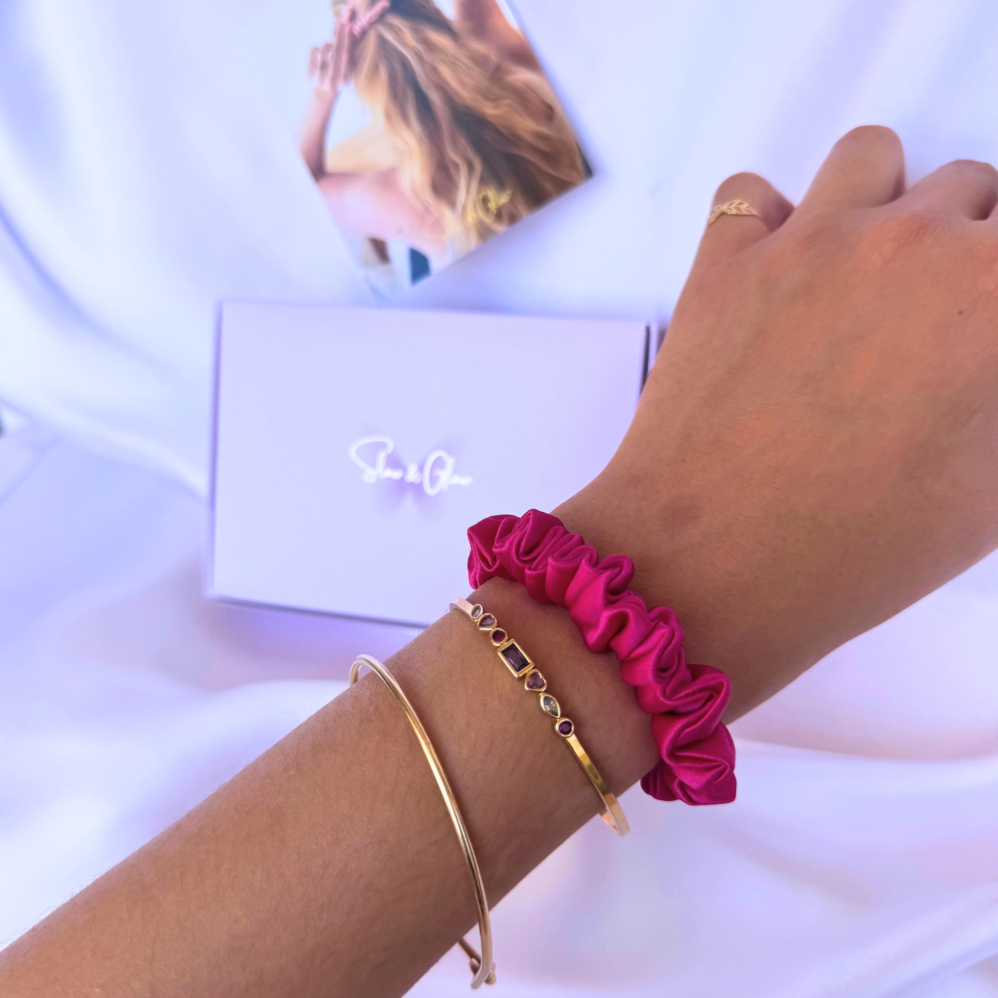 Élastique cheveux en soie upcyclée •  Collection Haute Couture
