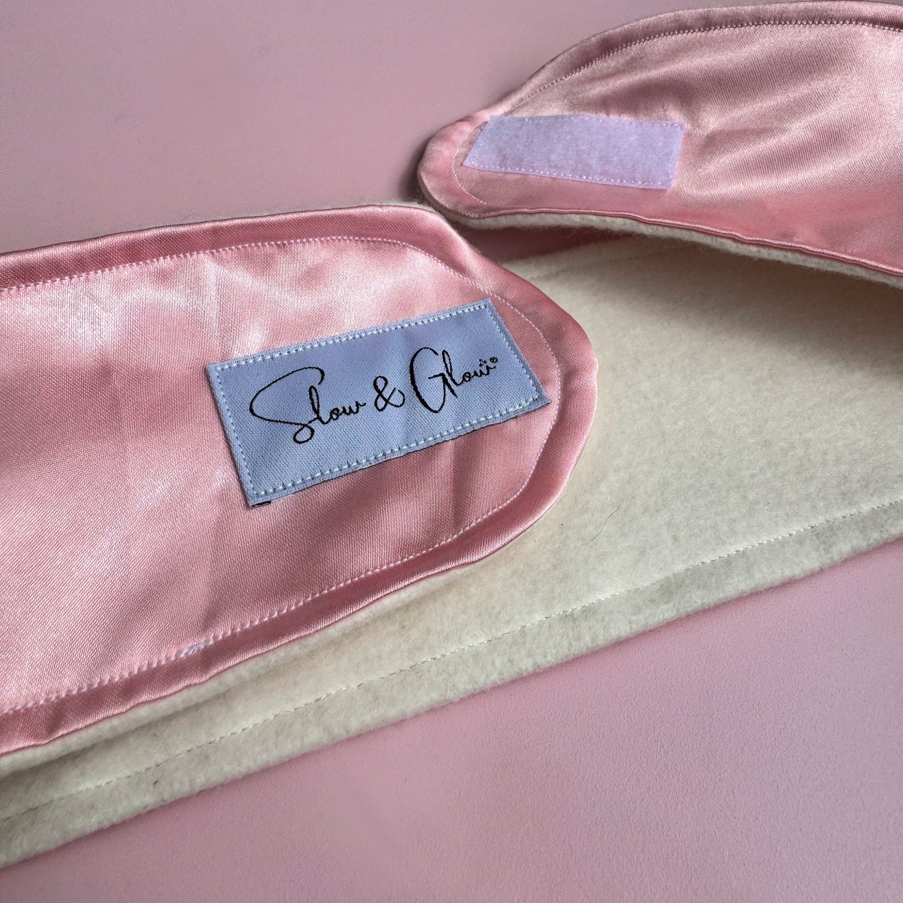 Bandeau de soin bio & upcyclé • rose nacré