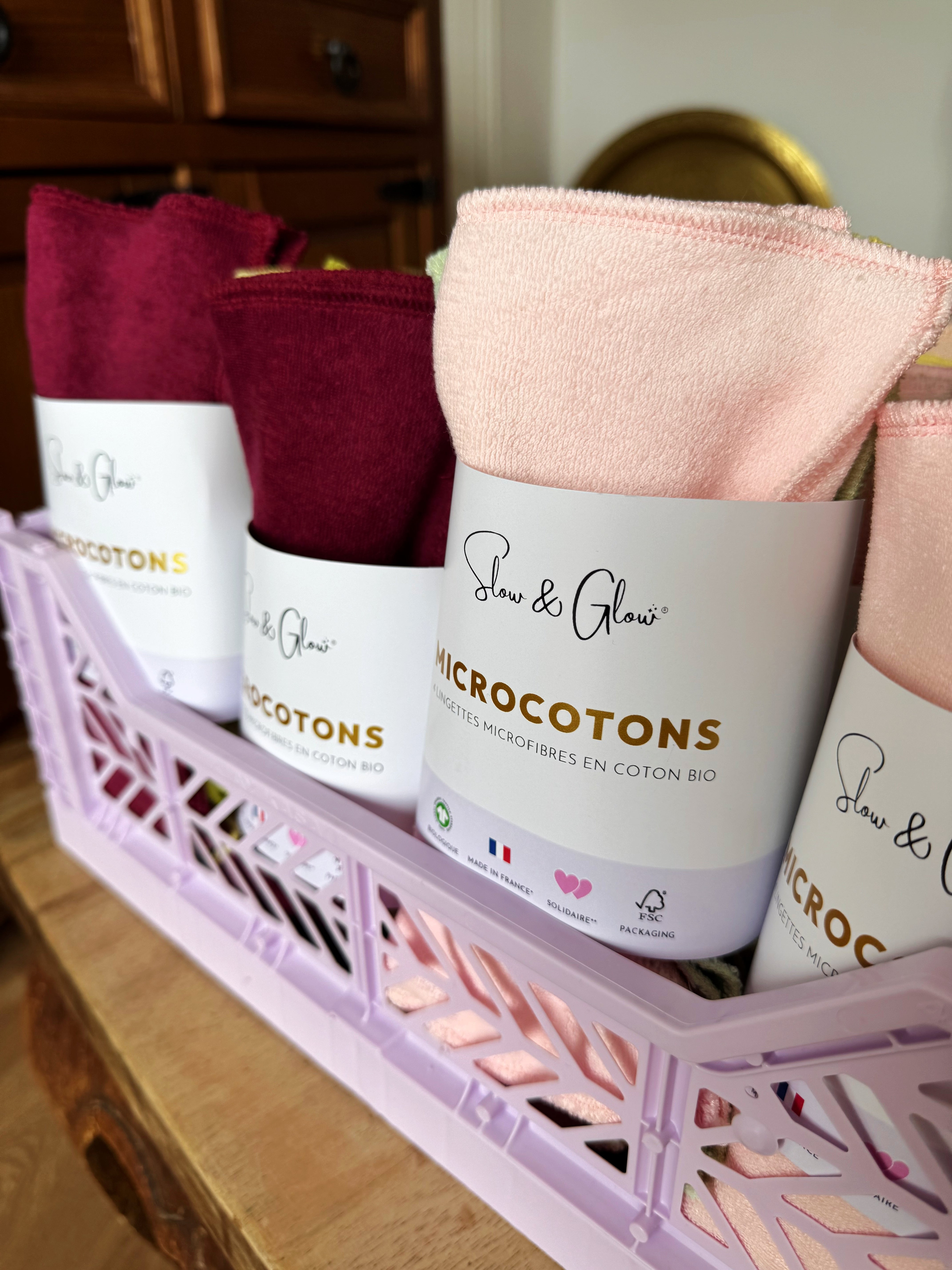 Lingettes Microcotons multi-usages en coton biologique