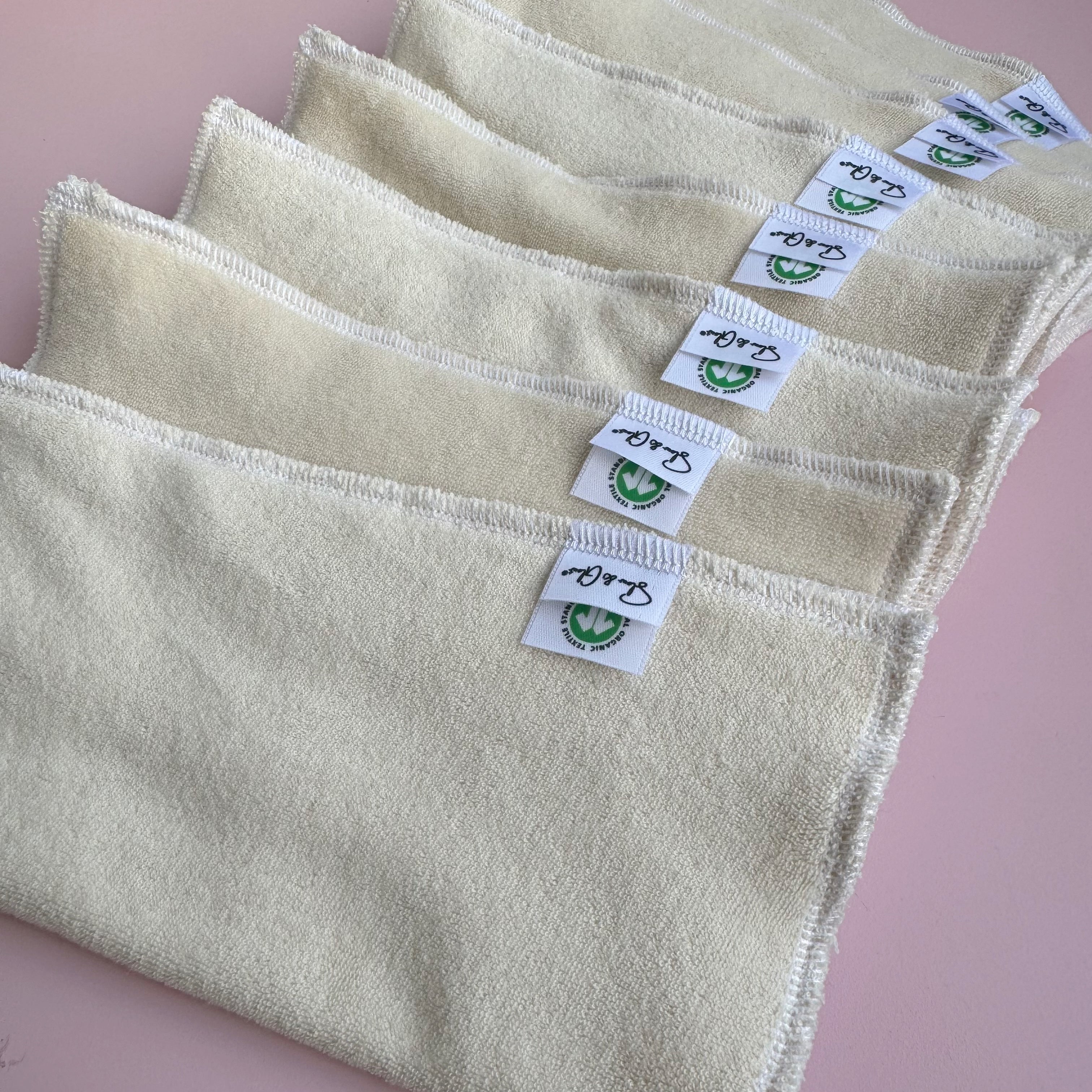 Lingettes démaquillantes Microcotons bio - écru