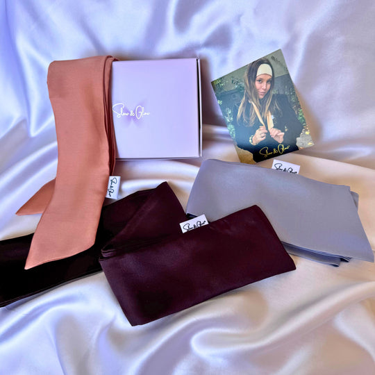 Bandeau en soie upcyclée ajustable