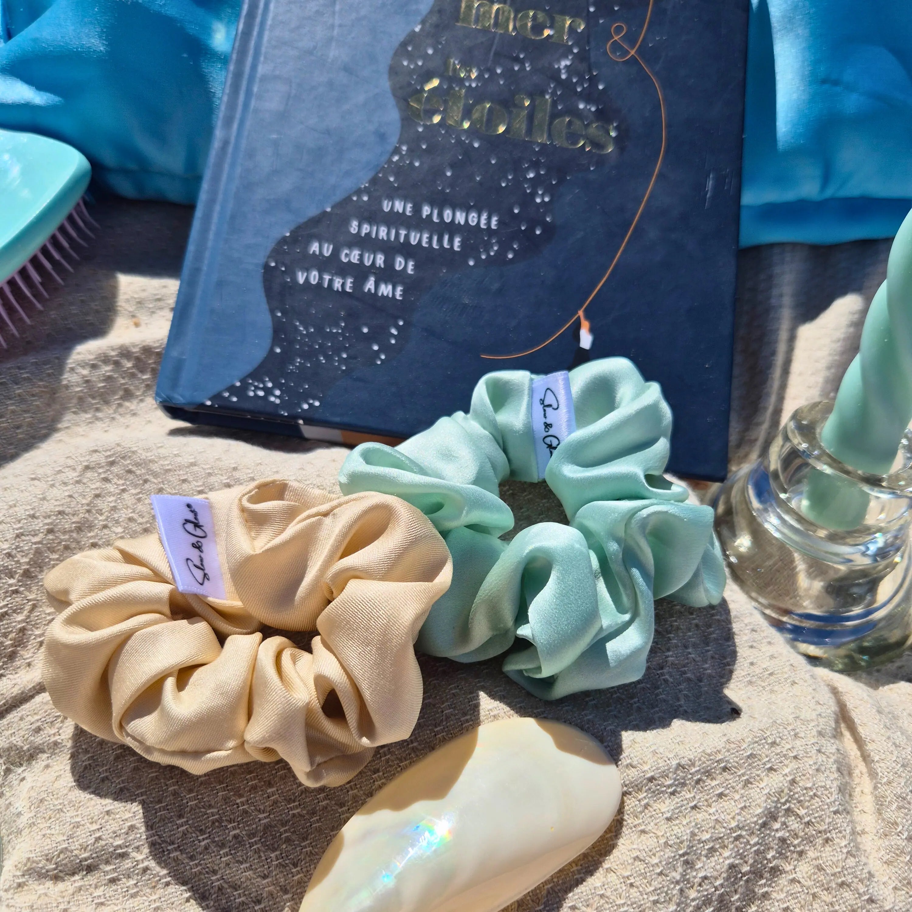 Chouchou en soie upcyclée • haut de gamme