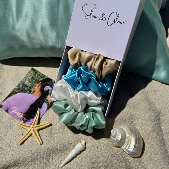 Chouchou en soie upcyclée haut de gamme