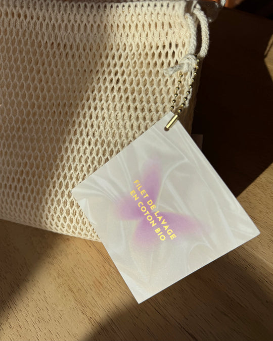 filet de lavage en coton bio fabriqué en france pour lingettes