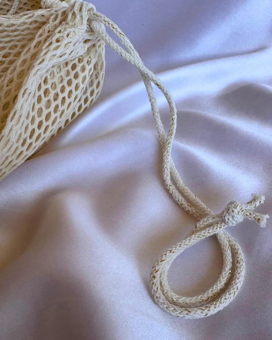 filet de lavage lingettes en coton bio et recyclé 