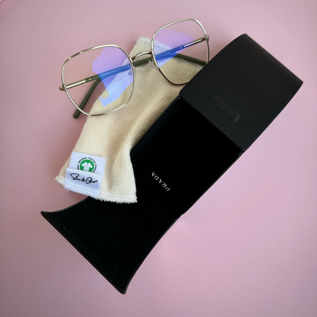 lingette en tissu bio pour lunettes et écrans : tv, smartphone, tablette... réutilisable et idéale pour un nettoyage sans produit
