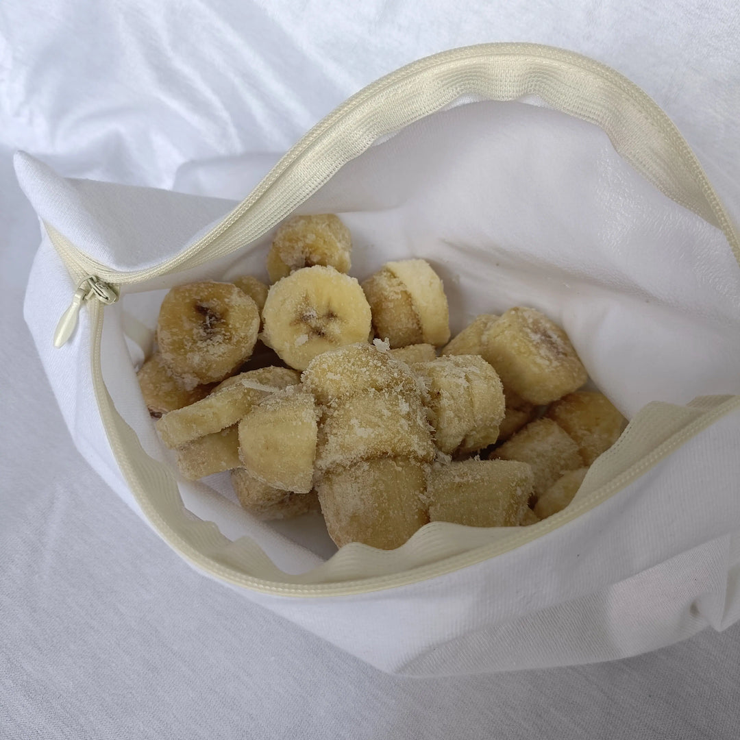 sac de congélation lavable made in France, parfait pour limiter les déchets en cuisine
