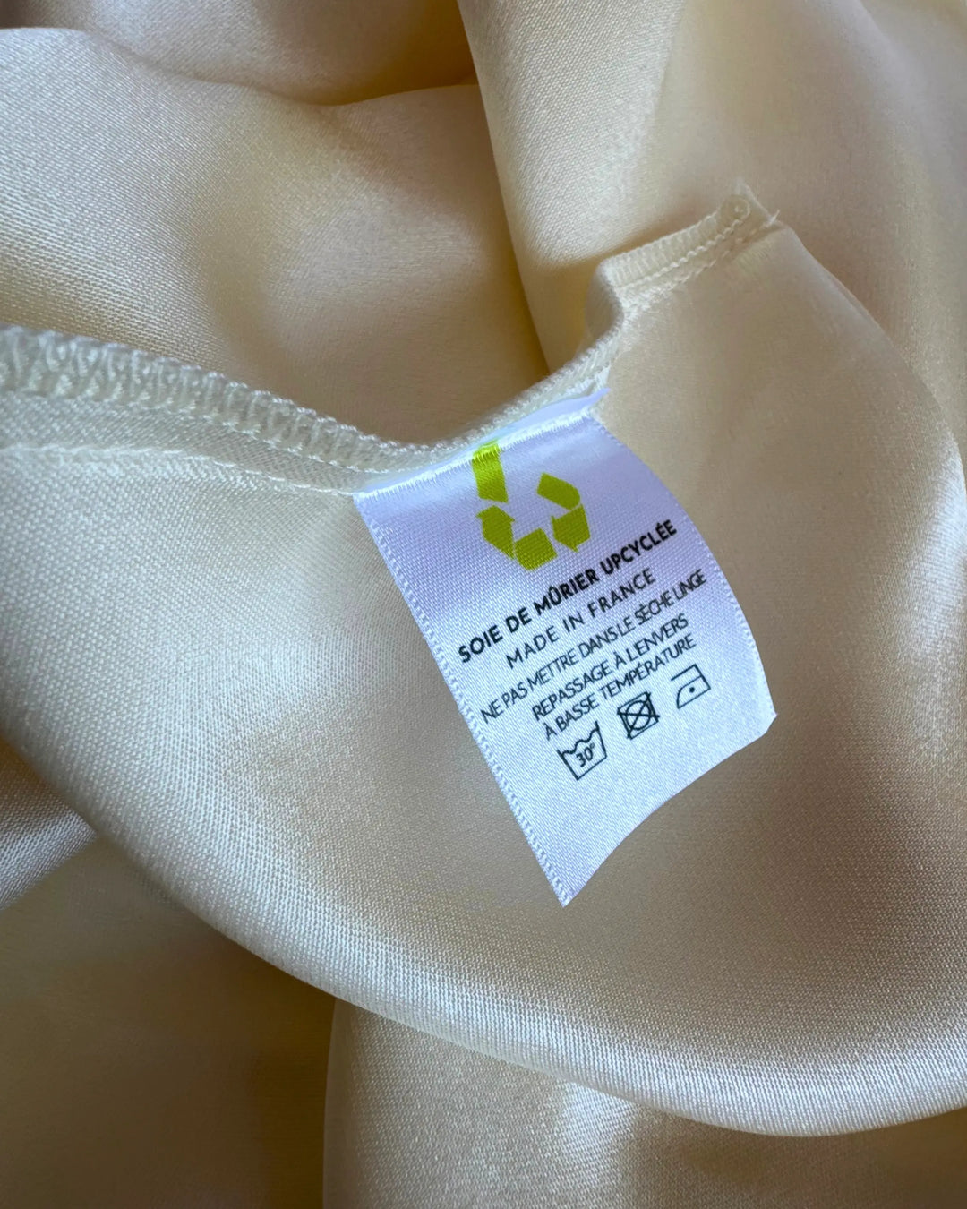 taie en soie de mûrier upcyclée made in france 